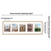 PosterPalooza | Natural Finish Collage Frame - White Mat, 20 Frame Sizes to Choose From, UV Acrylic - 2 of 4