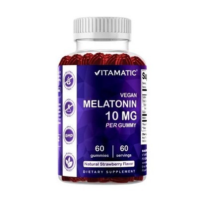 Melatonin 10mg 60 Vegan Gummies