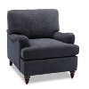 Sapphtopaz Modern Accent Chair Upholstered Chairs Bedroom Chair with Mid-Height Backrest and English Roll Arm, Accent Chairs for Living Room - 4 of 4