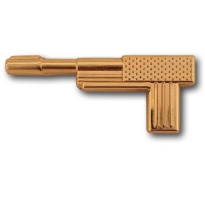 Nerd Block James Bond GoldenEye 007 Golden Gun Collector Pin - 1 of 2