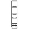 vidaXL White Iron 4-Floor Flower Stand with Wheels, Durable Plant Rack with Strong Frame and Versatile Storage Shelf, 17.3 - 4 of 4
