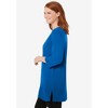 Woman Within Plus Size Perfect Three-Quarter-Sleeve Scoopneck Tunic - 4 of 4