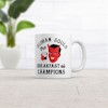 Crazy Dog T-Shirts Human Souls The Breakfast Of Champions Mug Funny Halloween Satan Devil Cup-11oz - image 2 of 4