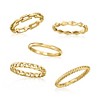 Ross-Simons 18kt Gold Over Sterling Jewelry Set: 5 Stackable Rings - 4 of 4