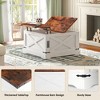 35.43" Lift-Top Coffee Table with Storage & Power - 2 of 4