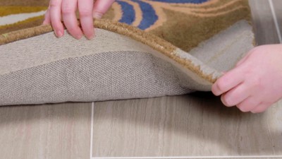 Handmade Blue and Multi Wool Tufted Area Rug