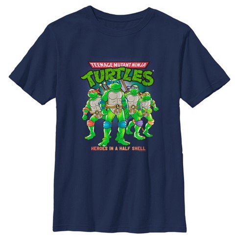 Boy's Teenage Mutant Ninja Turtles Heroes in a Half Shell Group Shot T-Shirt - image 1 of 4