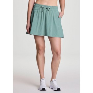 RBX Active Women's Tennis-Style Seamed Pleats Active Skort with Built in Shorts and Pockets - 1 of 4