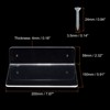 Unique Bargains Acrylic Floating Wall Mounted Floating Shelf for Bathroom Wall Decoration - 2 of 4