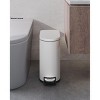13 Gal (50L) and 2.6 Gal (10L) Stainless Steel Trash Can Combo Set, Rustproof Garbage Can with Lid for Kitchen and Bathroom, Step-on Trash Bin - 3 of 4