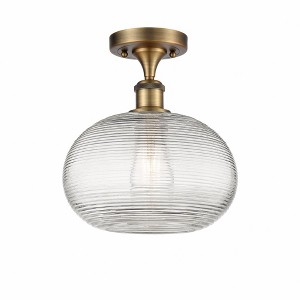 Ithaca - 1 Light Semi-Flush Mount In Industrial Style-10.75 Inches Tall and 10 Inches Wide - 1 of 1