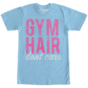 Women's CHIN UP Hair Don't Care Boyfriend Tee - 1 of 3