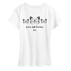 Women's - Barbie - Brave, Bold, Fearless Short Sleeve Graphic T-Shirt - 1 of 4
