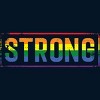 Adult Design By Humans Workout Pride Rainbow Strong By Avocato Tank Top - 2 of 2