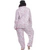 Women's Plus Size Three-Piece Pajama Set - White Mark - 3 of 3