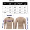 Crew Neck Sweater for Mens Knitted Pullover Sweaters with Solid Stripe - 4 of 4