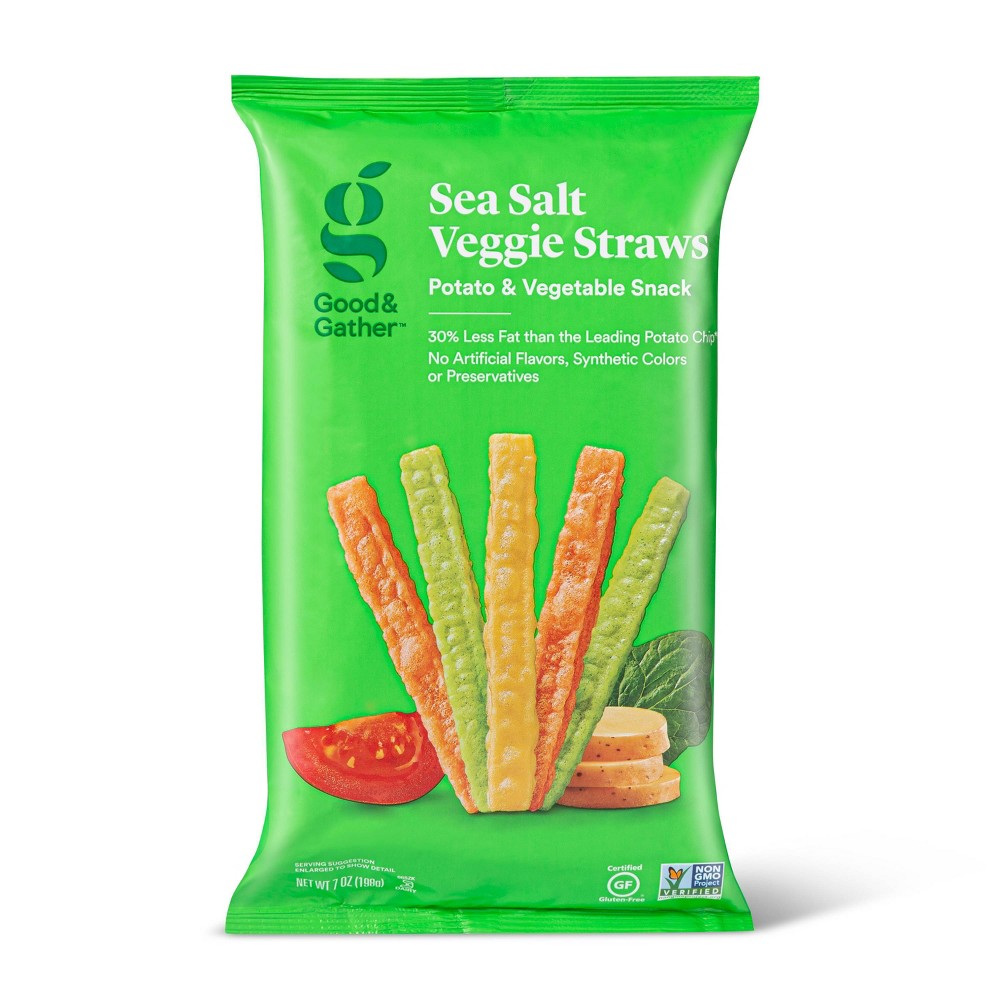 SE SALT VEGGIE STRAWS POTATO & VEGETABLE SNACKS