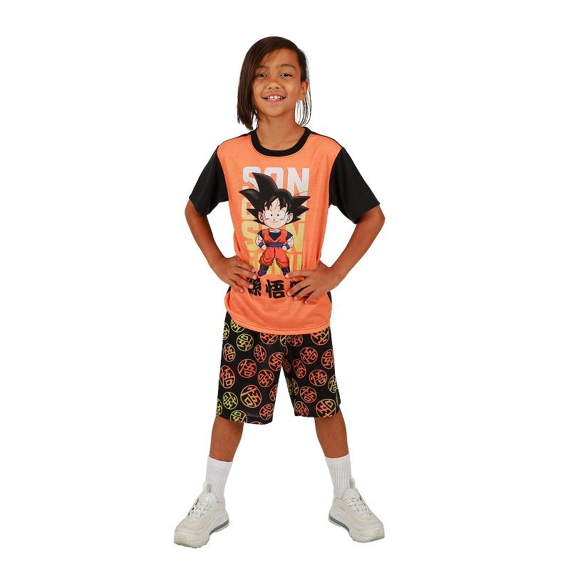 Dragonball Z Son Goku Youth 2-Piece Short-Sleeve Pajama Set, 4 of 7