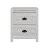 Galano Cinzia 2-Drawer Nightstand Effortless Assembly (Set of 2) - 18.1''W x 15.1''D x 22.3''H - 3 of 4