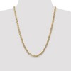 Black Bow Jewelry 5.25mm 14k Yellow Gold Solid Concave Anchor Chain Necklace - 2 of 4
