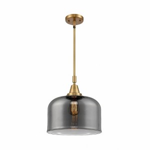 Bell - 1 Light Stem Hung Mini Pendant In Industrial Style-14.13 Inches Tall and 12 Inches Wide - 1 of 1