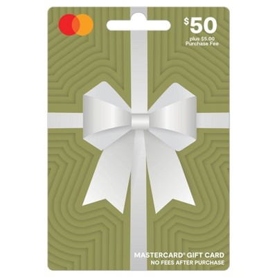  Mastercard Gift Card - $50 + $5 Fee