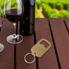Unique Bargains Bottle Opener Standard Bottle Opener Small Hand Clean Only Stainless Steel 1.22"x1.97" 1Pcs - 2 of 4
