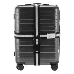 Unique Bargains Adjustable Luggage Straps 165.35" Length - 1 of 4