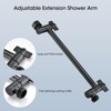 PAGED Rain Shower Head Wall Mounted Hand Held Shower Head with 5-Spray Patterns for Bathroom - 2 of 4