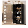 60" Tall Pantry Cabinet, 2 Doors & 3 Adjustable Shelves - 2 of 4
