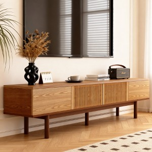 Gaoyangjiaju 86.6 Inch Solid Wood TV Stand for 90 Inch TV with Storage - 1 of 4