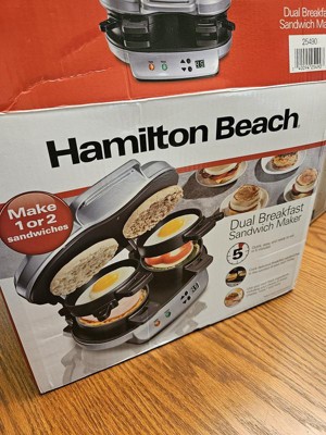 Hamilton Beach Dual Breakfast Sandwich Maker - Feta, Egg, & Pesto 