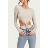 Women's STRONG-SHOULDER CUTOUT BODYSUIT - LUSH - 2 of 4