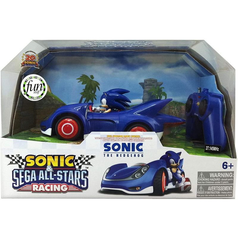 Nkok Sonic Sega All-Stars Racing Full Function Remote Controlled Car w/ Lights, 3 of 7