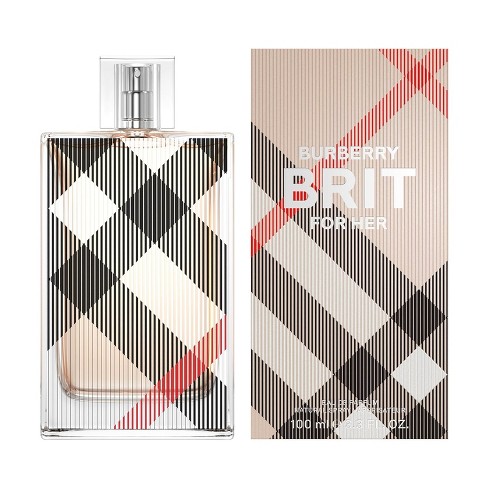 Burberry Brit Eau De Parfum Women s Floral Perfume With Notes Of Icy Pear Sugared Almond Vanilla Target