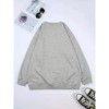 Plus Size Sweatshirts Tops with Crew Neck Long Sleeve Scottish Highland Calf Graphic Pullover Plus Size Sweatshirts - 2 of 2