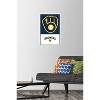 Trends International MLB Milwaukee Brewers - Logo 22 Unframed Wall Poster Prints - image 2 of 4