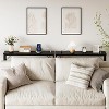 Coucheta 39.4" Narrow Console Table with 2 Outlets & 2 USB Ports, Slim Charging Station Sofa Table for Behind Couch, Small Spaces - 3 of 4