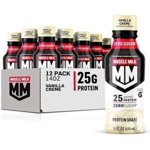 Muscle Milk Protein Shake 25g Vanilla Crème High Protein Workout Drink Recovery, Energy & Meal Replacement - 1 of 4