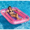 SWIMLINE ORIGINAL Suntan Tub Classic Edition Inflatable Floating Lounger Pink | Tanning Pool Hybrid Lounge | Comfort Pillow | Fill With Water - image 2 of 4