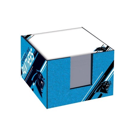 NFL Carolina Panthers Note Cube with Holder