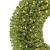 Puleo 60" Pre-Lit Artificial Utah Spruce Wreath with 210 Warm White LED Lights - 4 of 4