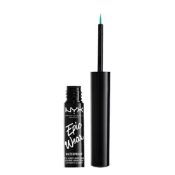 NYX Professional Makeup Epic Wear Metallic Liquid Liner Long-Lasting Waterproof Eyeliner - Teal Metal - 0.12 fl oz