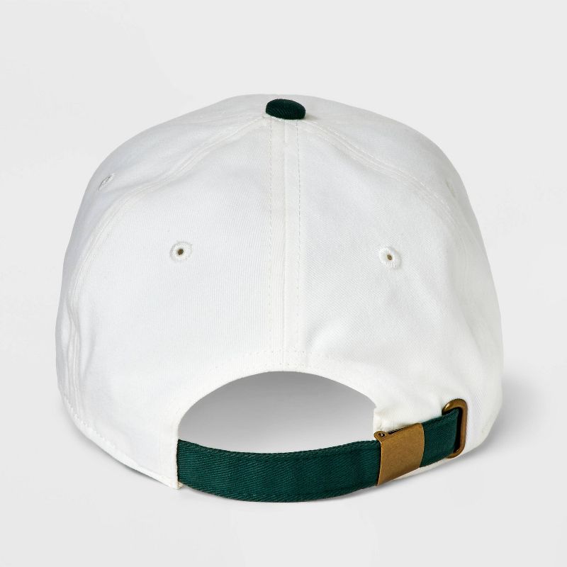 Men&#39;s Cotton 6-Panel Baseball Hat - Goodfellow &#38; Co&#8482; White, 4 of 6