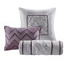 NicBex 7-Piece Gorgeous Bedding Comforter Sets, Solid Color Bedding Set with Tuffed Design and Embroidery Details, Machine Washable - 4 of 4