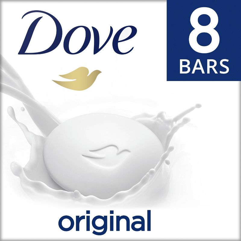 Dove Beauty White Moisturizing Beauty Bar Soap, 1 of 14