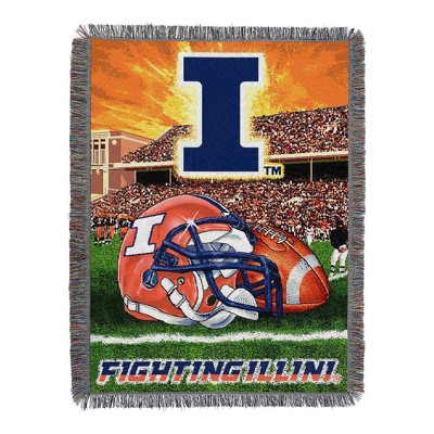 NCAA Illinois Fighting Illini 48"x60" Tapestry Throw Blanket