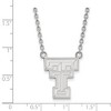 Black Bow Jewelry 10k White Gold Texas Tech Red Raiders NCAA Necklace 18 Inch - 2 of 4