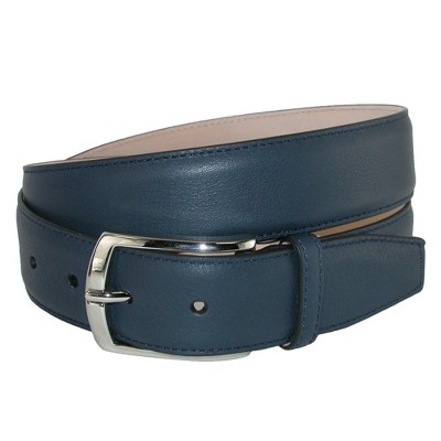 Crookhorndavis Men's Borgo Boxcalf Dress Belt With Solid Brass Buckle ...