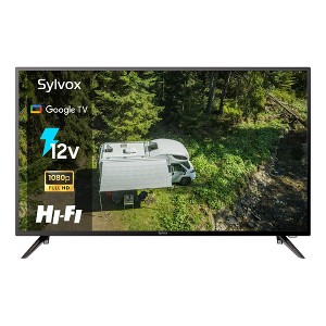 SYLVOX Smart 12 Volt TV, 40" Newest Google TV Support Download APPs with Google Assistant, 1080P DC/AC Powered Television for RV Campe - 1 of 4
